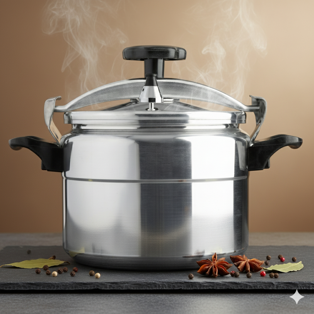 Olla A Presion De Aluminio 6 Litros Marca Diseño Y Cocina - Imagen 2
