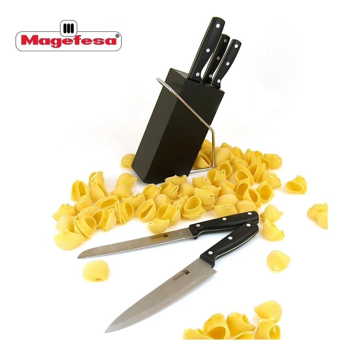 Set De Cuchillos Acero Inoxidable 6 Piezas Magefesa - Imagen 3