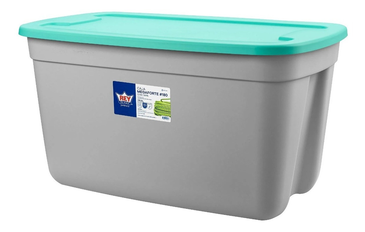 Caja Organizadora Almacenamiento Megaforte 120 Lts Reyplast - Imagen 9