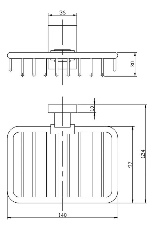 Moderno Porta Jabón Jabonera Soporte Base Para Jabón Taff - Imagen 6
