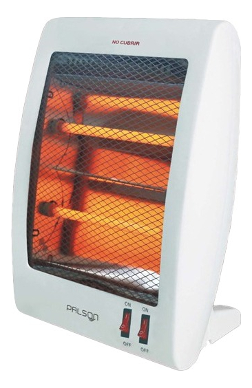 Estufa Calentador Cuarzo 2 Niveles Con Antivuelco 800w - Imagen 5