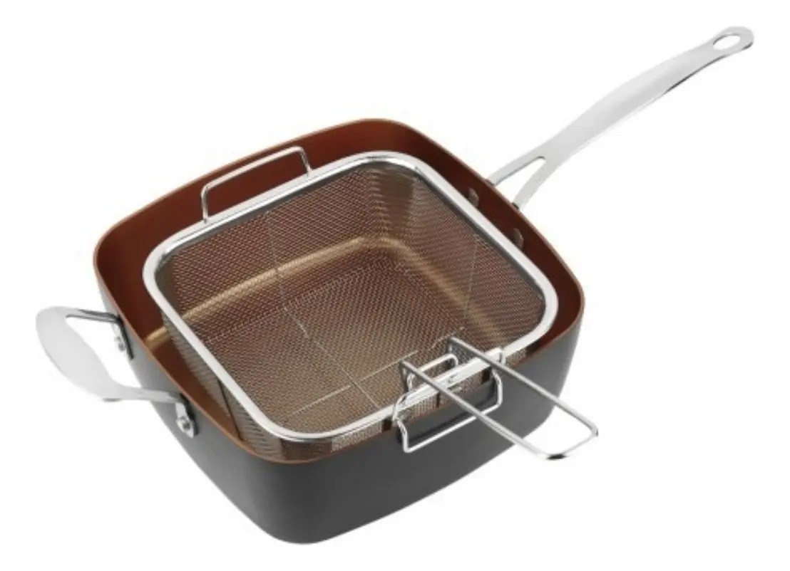 Olla Sarten Multiuso 24 Cm 4 Litros Apto Para Horno Marmicoc - Imagen 4