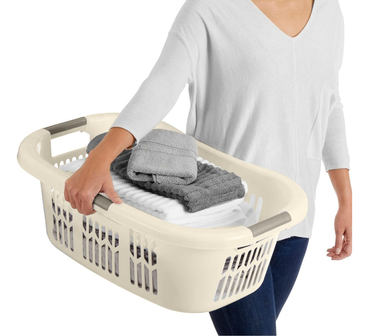 Cesto Canasto De Ropa Anatomico 40l Antes/después Del Lavado - Imagen 40