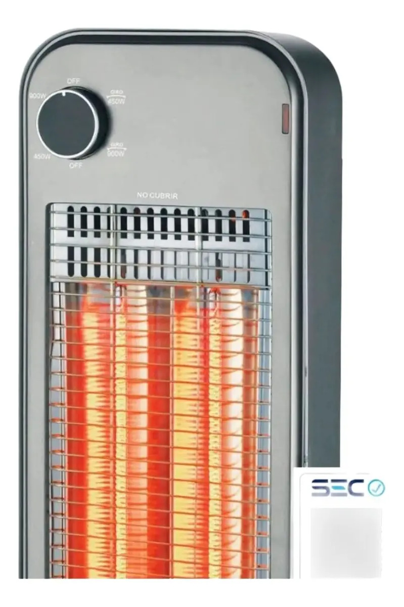 Estufa Calentador Fibra Carbono Con Sistema Oscilante 900w - Imagen 3