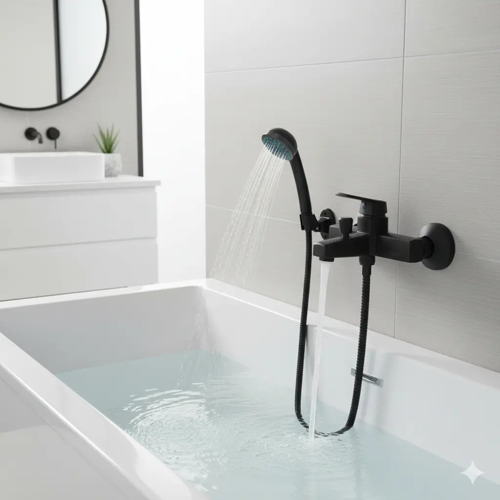 Monomando Llave Grifo Tina Ducha Modelo Modena Marca Stretto