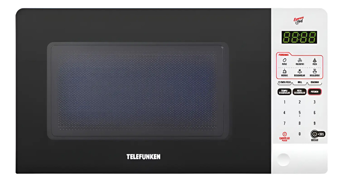 Horno Microondas Digital 20 Litros Marca Telefunken