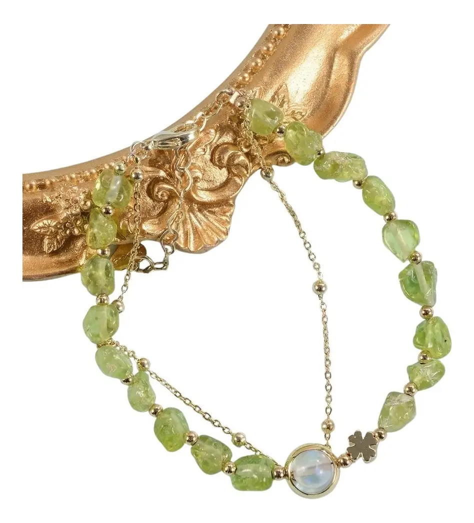 Pulsera A Capas Con Diseño De Piedra Con Cuenta Pnl