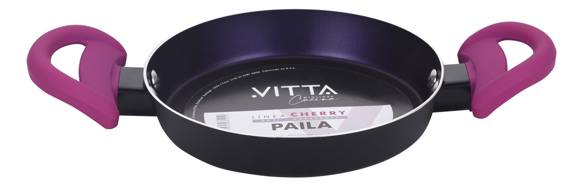 Paila Antiadherente De Aluminio Cherry Marca Vitta 16cm - Imagen 7