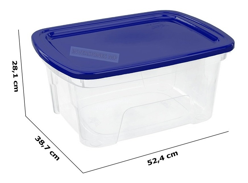 Caja Organizadora Almacenamiento Megaforte 38 Litros - Imagen 7