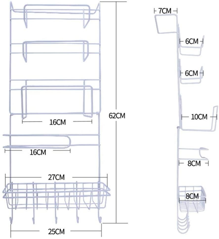 Organizador Multifuncional Para Pared/lateral Refrigerador - Imagen 6