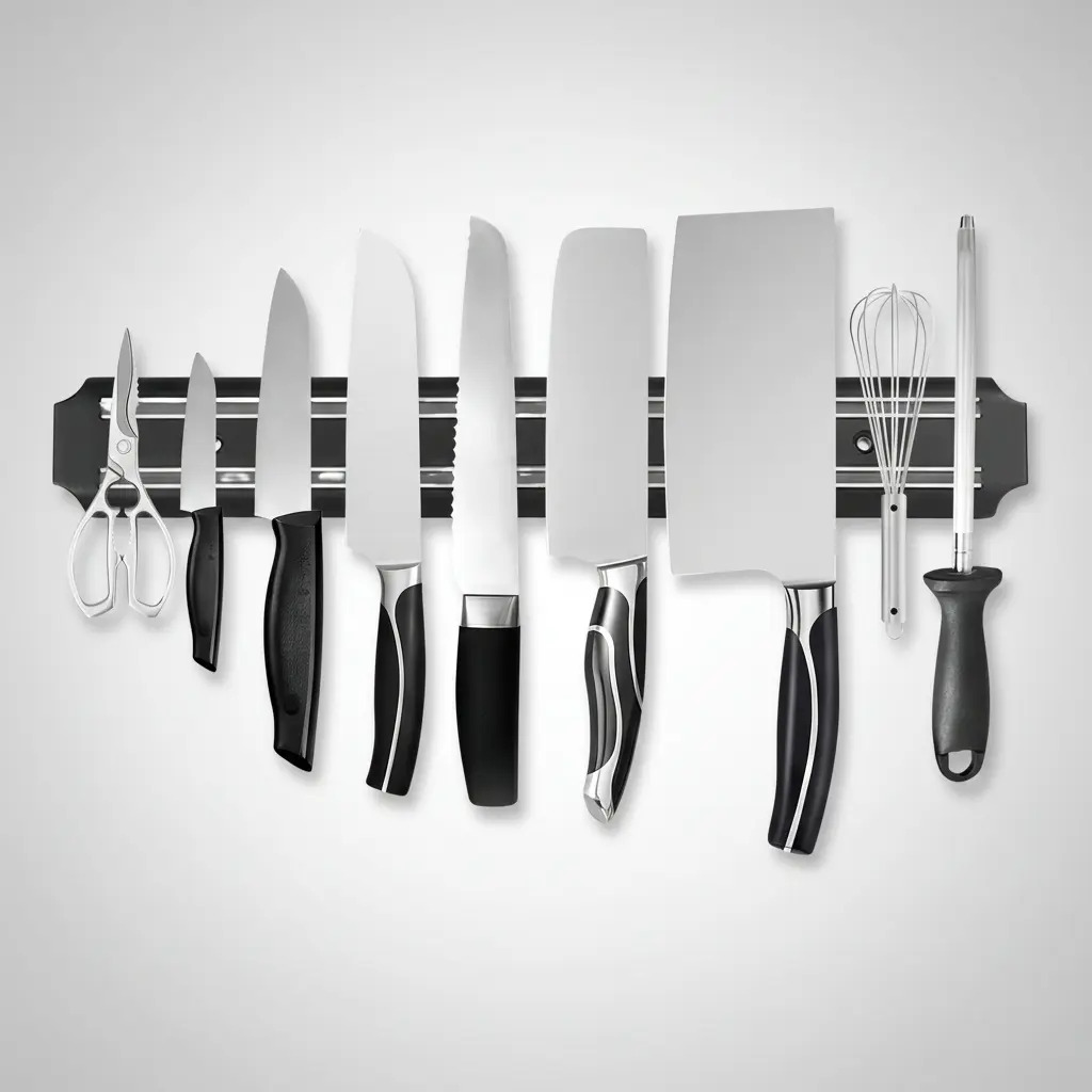 Imán Barra Magnética Cocina Porta Cuchillos 33 Cm Negro - Imagen 4