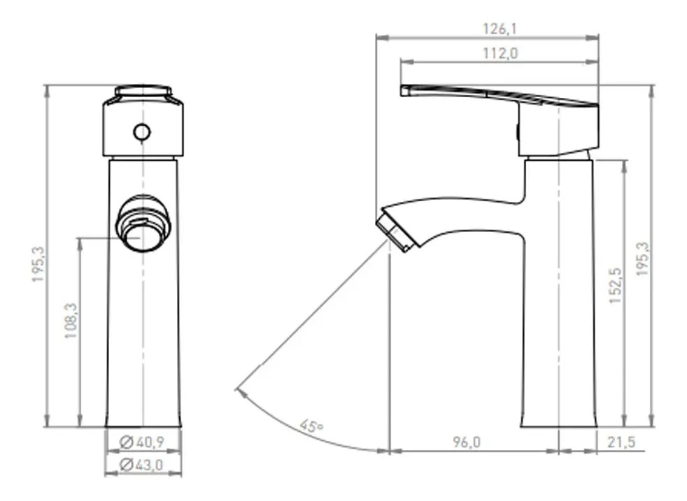 Llave Monomando Lavatorio Alabama Pmb - Imagen 5