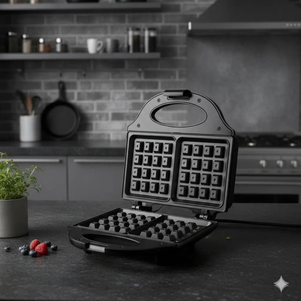 Wafflera Doble Maquina Para Preparar Waffles Potencia 750w - Imagen 2