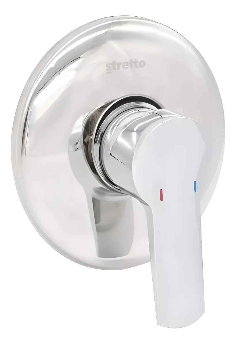 Monomando Llave Ducha Empotrado Modelo Arezzo Stretto