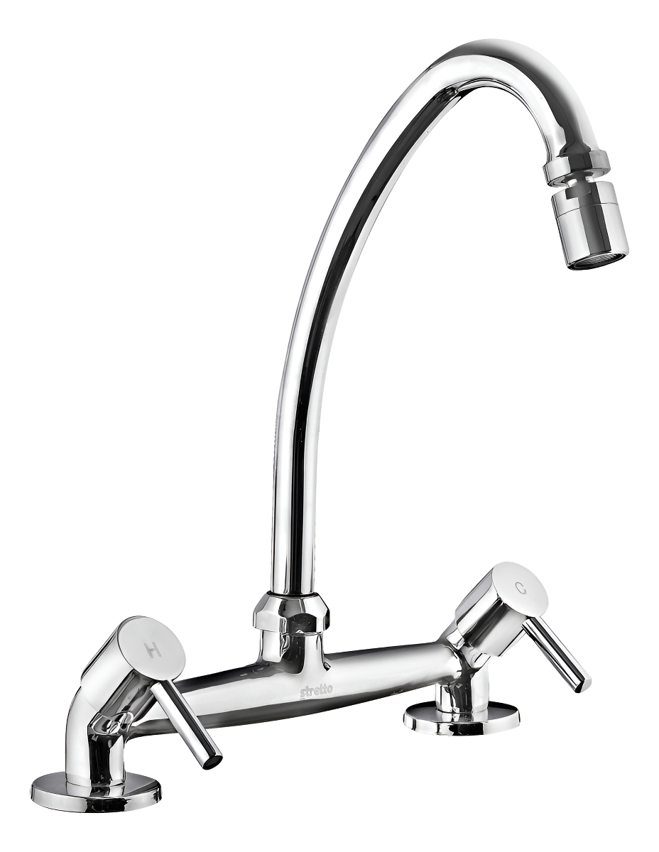 Monomando Llave Grifo Lavamanos Valenza Marca Stretto - Imagen 6