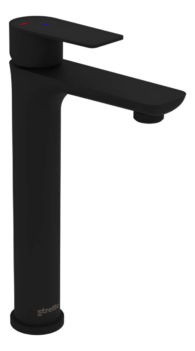 Monomando Lavatorio Llave Modelo Bruna Alto High Stretto - Imagen 4