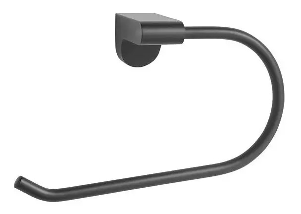 Percha Ganchera Colgador Toallero Negro Modelo Dessin - Imagen 4
