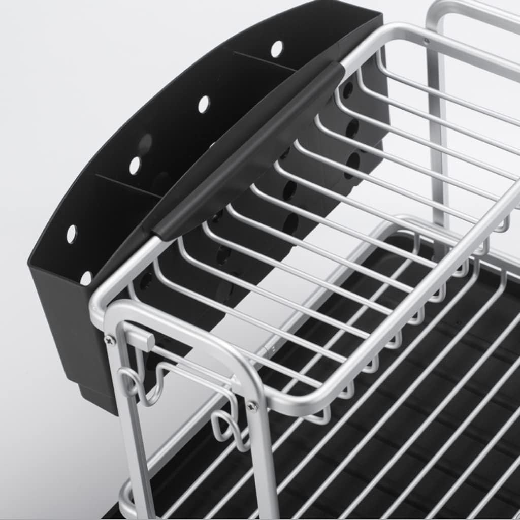 Escurridor Secaplatos De Aluminio Antioxidante 2 Niveles - Imagen 9