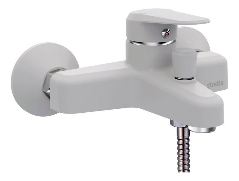 Monomando Llave Grifo Para Tina Ducha Modelo Padova Stretto - Imagen 2