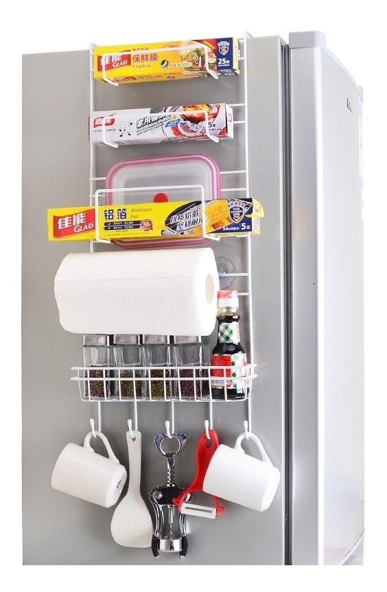 Organizador Multifuncional Para Pared/lateral Refrigerador - Imagen 3