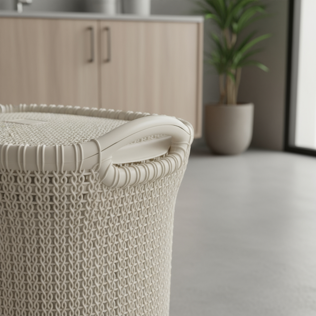 Moderno Cesto Canasto Para Ropa Khipu 40 Litros Con Tapa - Imagen 16