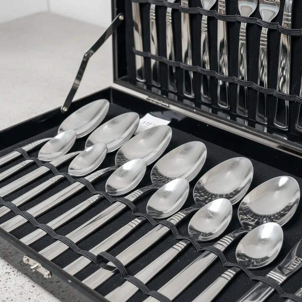 Set 30 Cubiertos Vitta Acero Inoxidable Premium Caja - Imagen 4