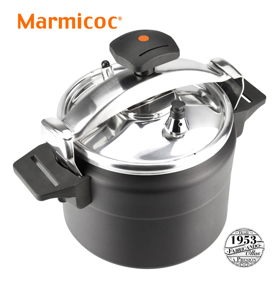 Olla A Presion Alumax Black 6 Litros Marmicoc - Imagen 6