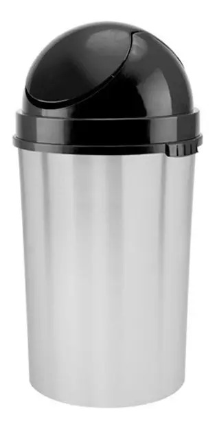 Basurero Papelero Vaiven Metalizado Modelo Cosmos 54.4l - Imagen 2