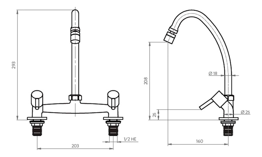 Monomando Llave Grifo Lavamanos Valenza Marca Stretto - Imagen 13