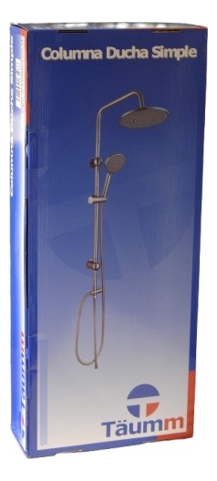 Columna De Ducha Simple De Acero Inoxidable Marca Taumm - Imagen 4