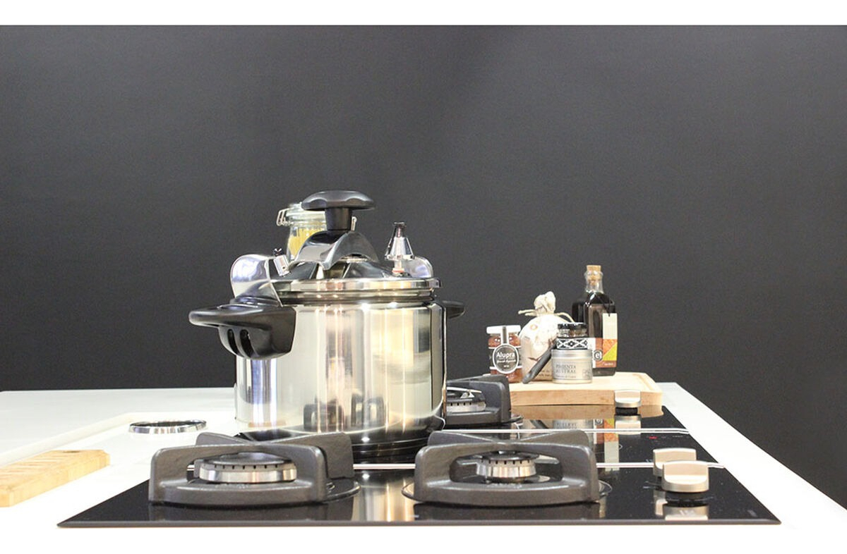 Olla A Presion 8 Litros Marmicoc Clasica Acero Inox - Imagen 3