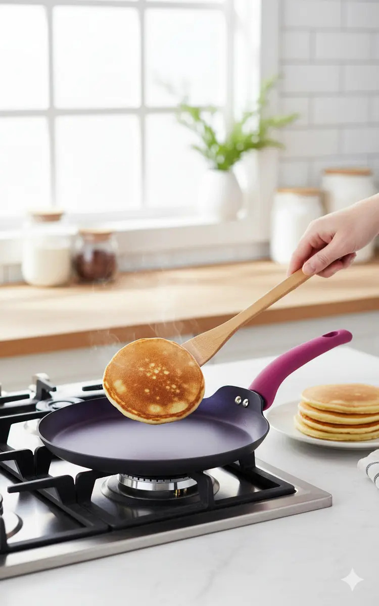 Panquequera Budare Plancha Cherry Marca Vitta 26cm - Imagen 5