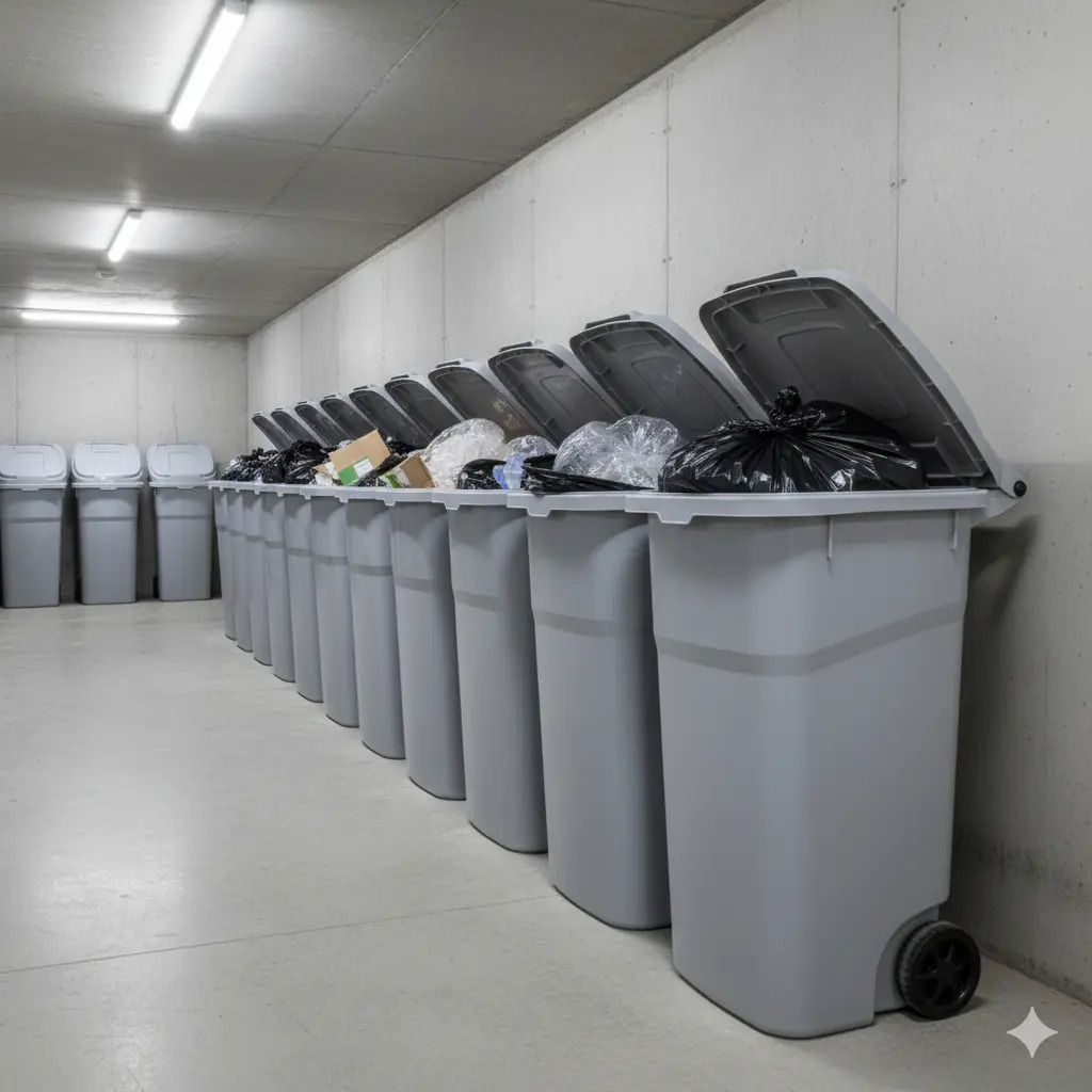 Basurero Papelero Contenedor 132 Litros Bunker Reyplast - Imagen 10