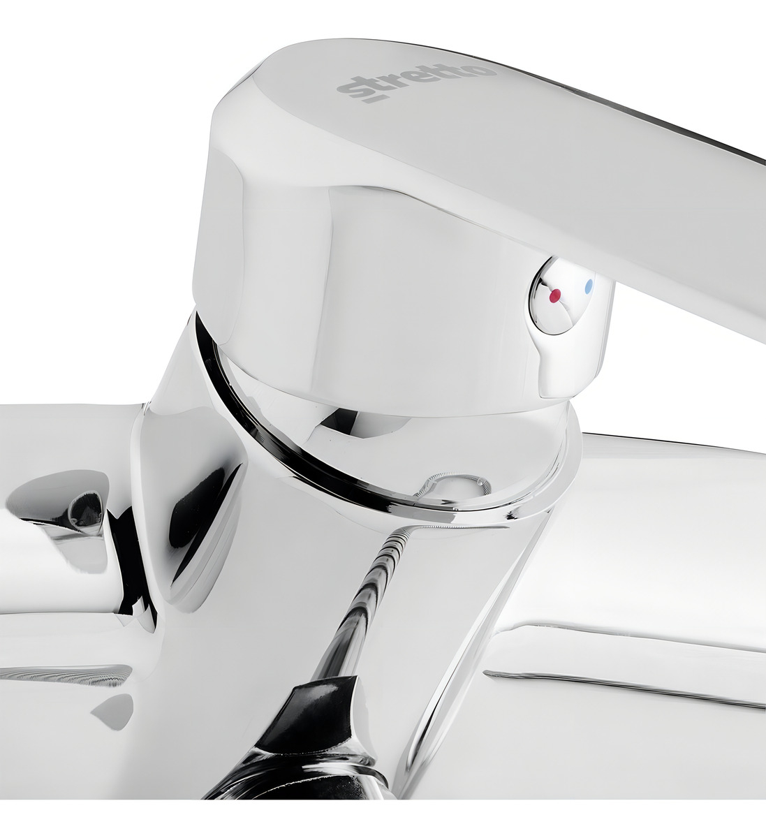 Monomando Llave Grifo Ducha Marsella Marca Stretto Cromo - Imagen 7