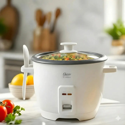 Olla Arrocera Oster 7 Tazas Antiadherente Diamondforce