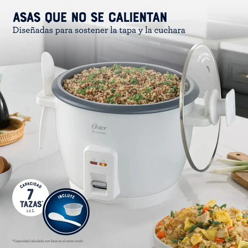Olla Arrocera Oster 7 Tazas Antiadherente Diamondforce - Imagen 6
