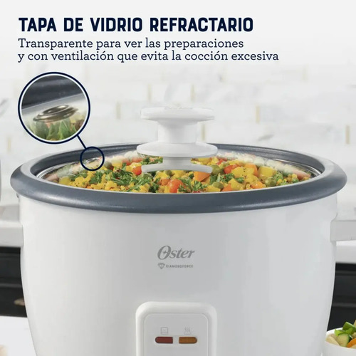 Olla Arrocera Oster 7 Tazas Antiadherente Diamondforce - Imagen 7