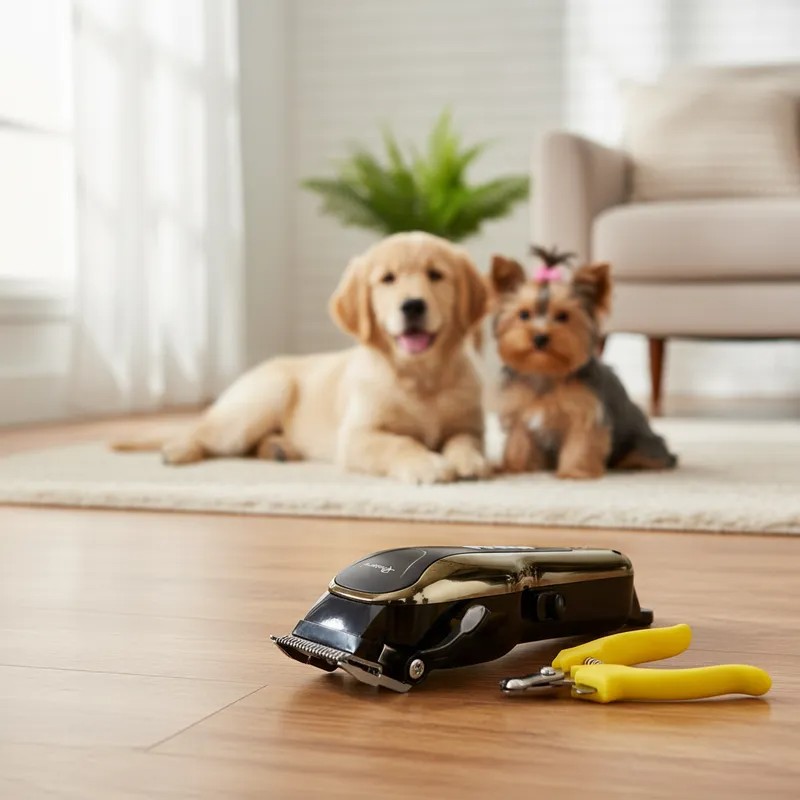 Corta Pelo Afeitadora Resuradora Para Mascotas Gatos/perros - Imagen 2