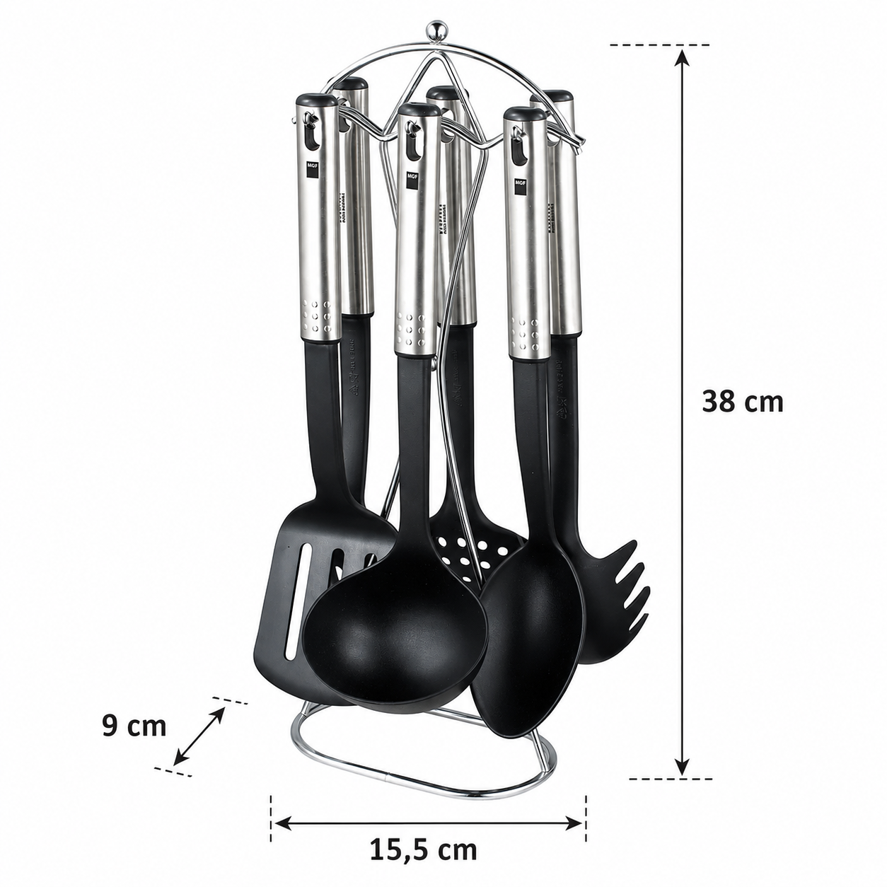 Set De Utensilios De Cocina 7 Piezas Modelo Maid Marca Magefesa - Imagen 8