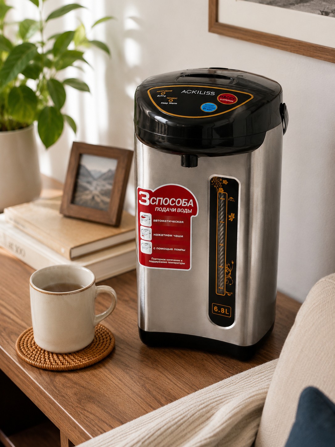 Termo Hervidor Electrico 800W 6.8 Litros - Imagen 5