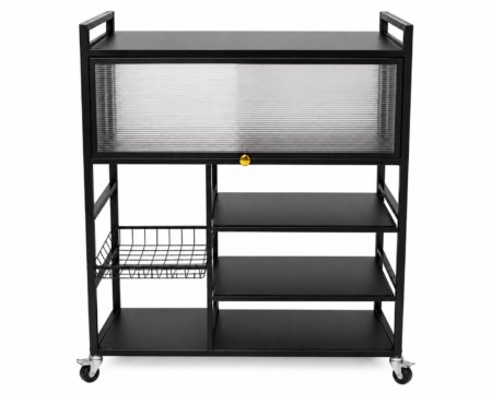 Estante Organizador Multiuso de Cocina con Gabinete y Ruedas