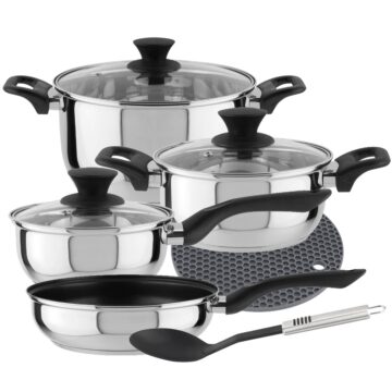 Bateria De Cocina Con Accesorios 7 Piezas Modelo Bali Marca Marmicoc