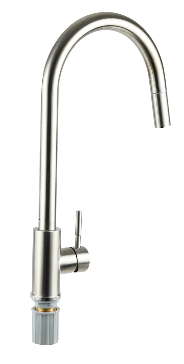 Monomando Llave Grifo Extraible Para Lavaplatos Modelo Modern Inox Marca Taumm - Imagen 5