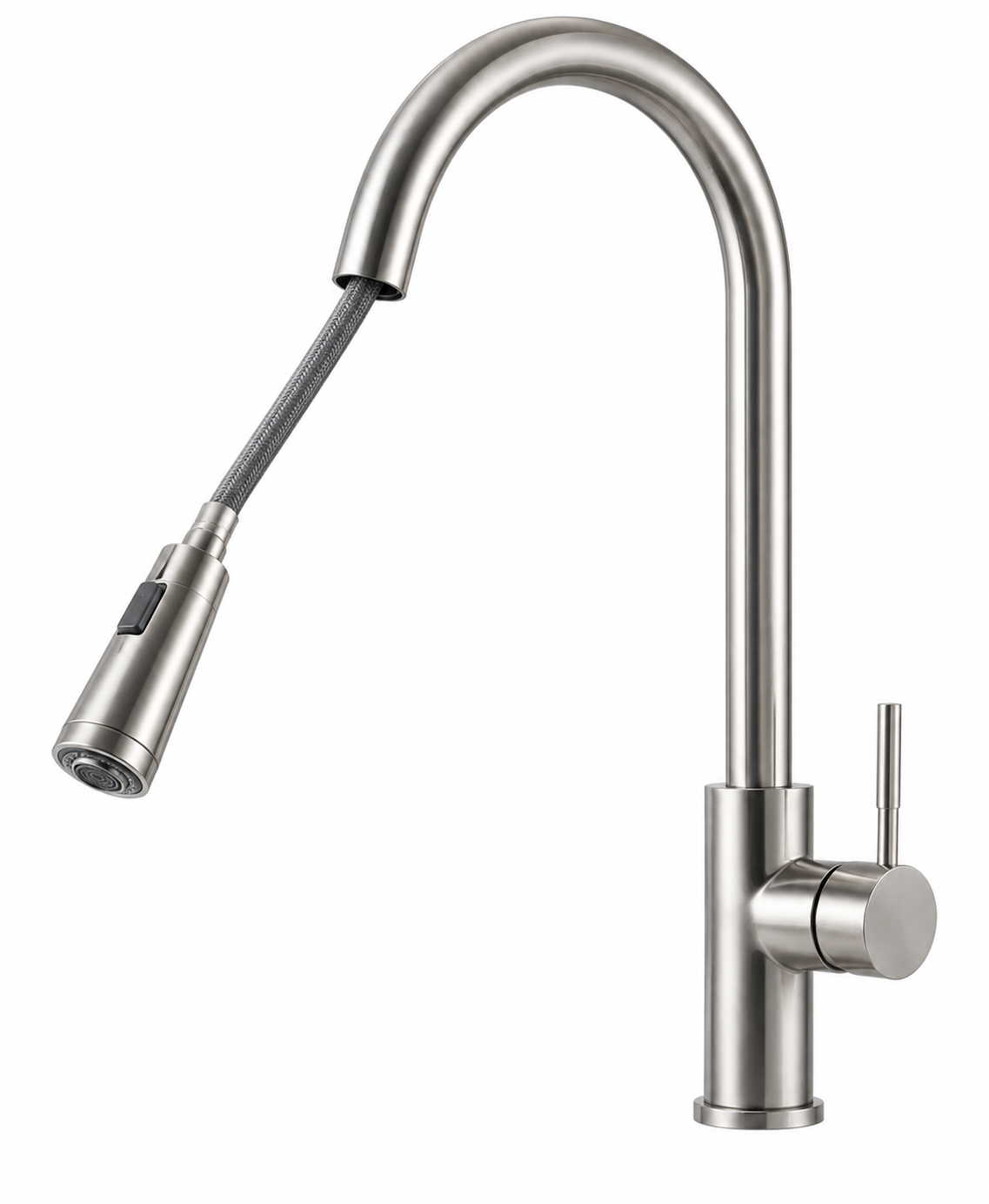 Monomando Llave Grifo Extraible Para Lavaplatos Modelo Modern Inox Marca Taumm - Imagen 3