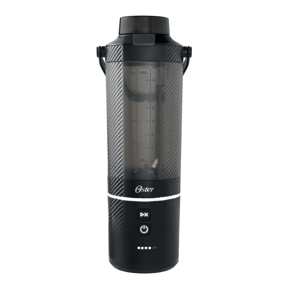 Licuadora Portátil Mini Juguera Recargable USB GoMAX 590 ml Oster Negra - Imagen 3