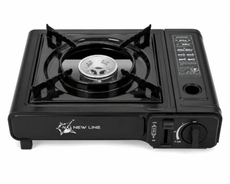 Cocina Portátil a Gas de Cartucho 1 Quemador con Maletín para Camping