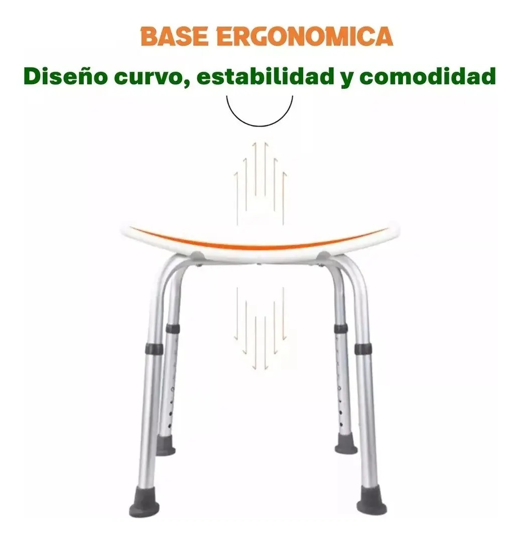 Asiento Seguridad Ducha Regulable Taumm