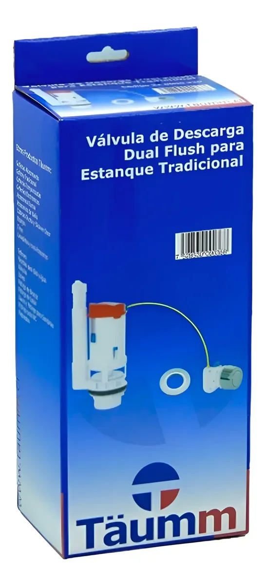 Válvula Descarga para Estanque Tradicional Taumm Dual Flush - Imagen 2