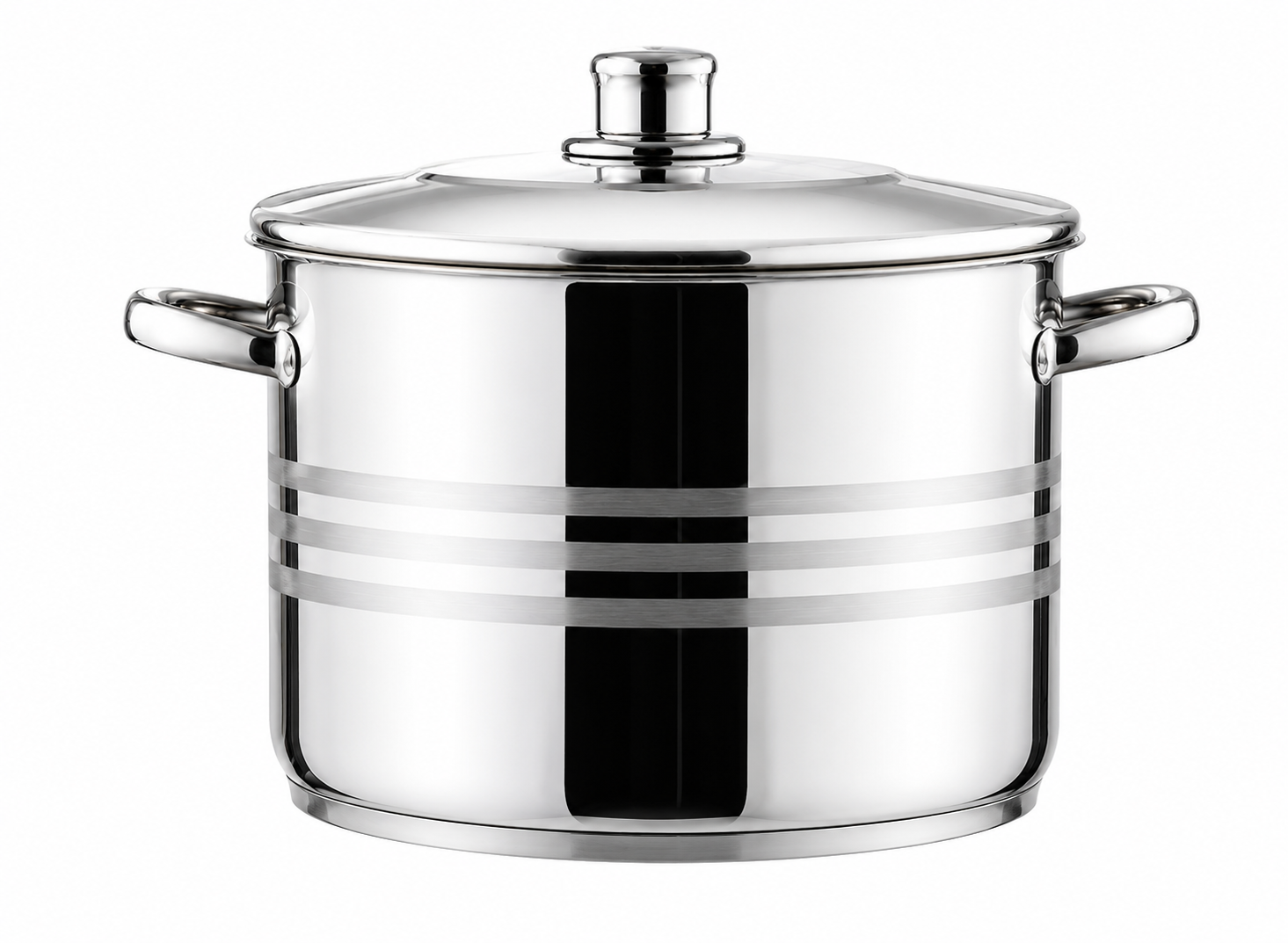 Cacerola Acero Inoxidable Alta 32 Cm 15 Litros 0.6 MM Modelo Oslo Marca Vitta - Imagen 3