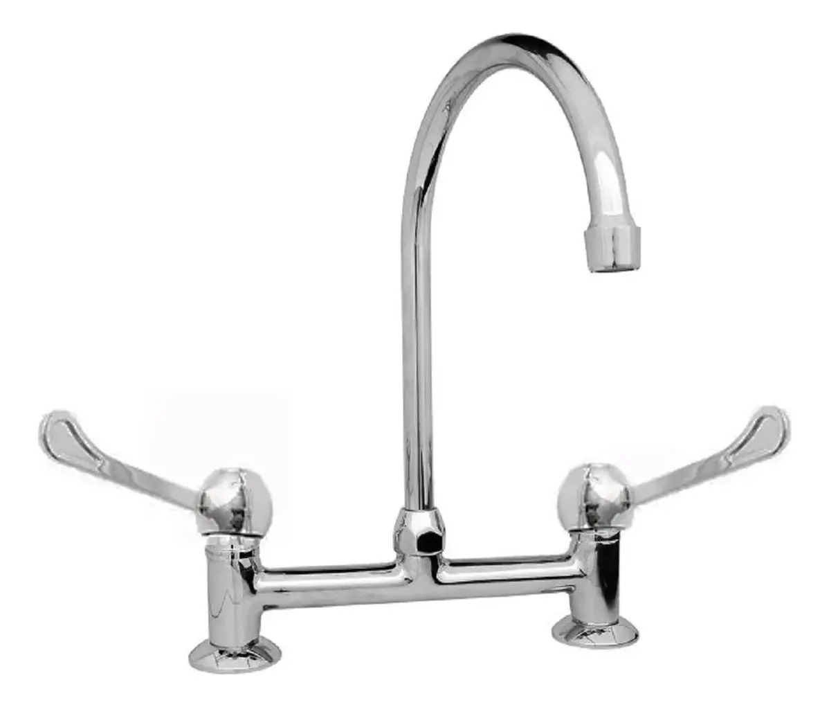 Llave Grifo Combinacion Lavadero Quirurgico Cromada Taumm - Imagen 8